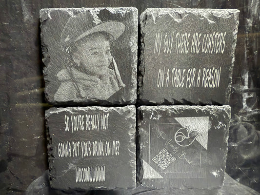 Custom Slate Coasters